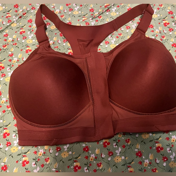 All in Motion Copper Zipper Sports Bra 34DD - Picture 3 of 5
